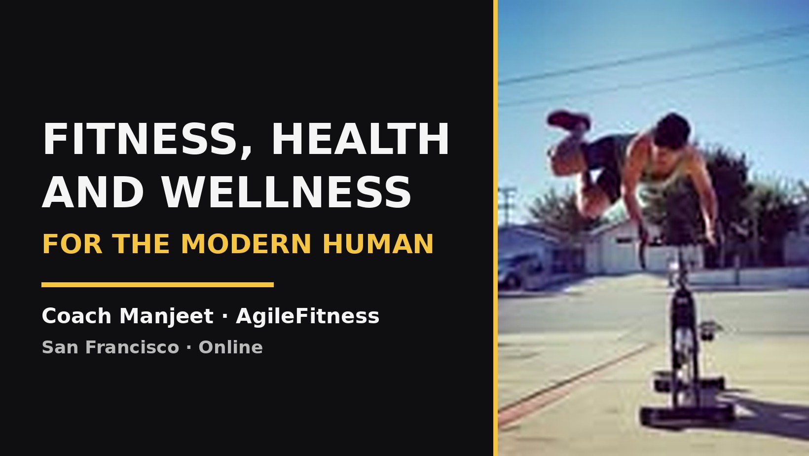 AgileFitness — Fitness and Wellness for the Modern Human