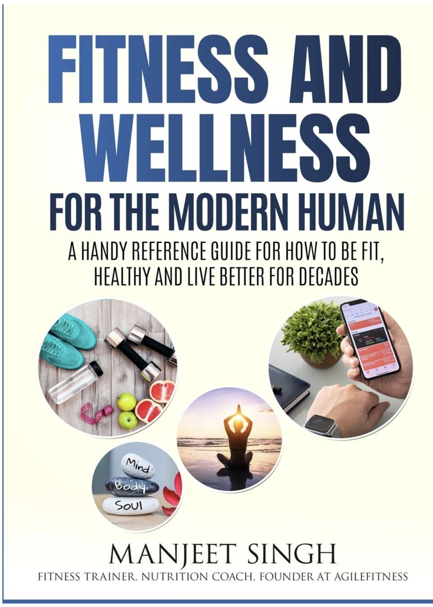 Fitness and Wellness for the Modern Human — book cover by Manjeet Singh